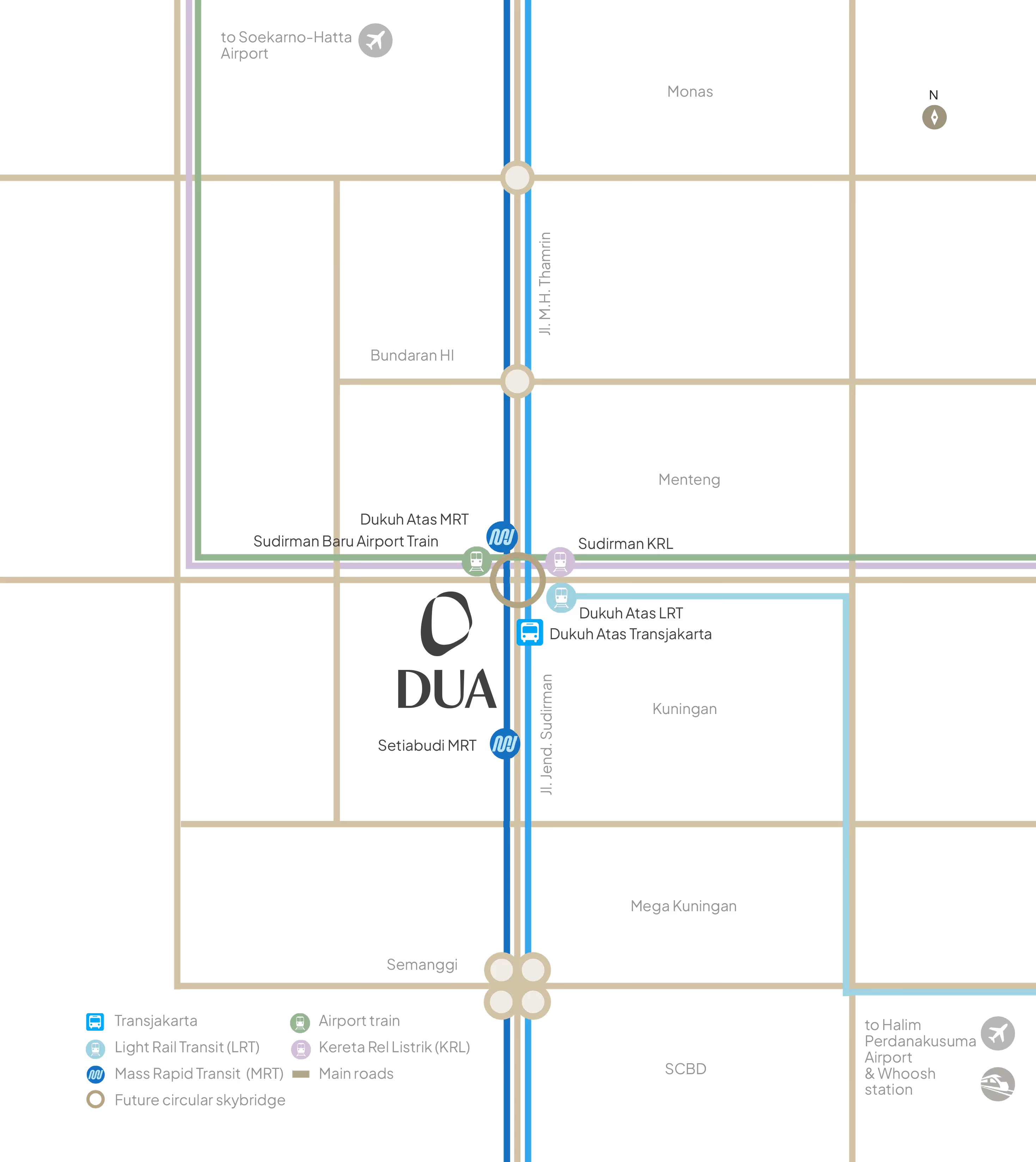Location Map - Sudirman CBD